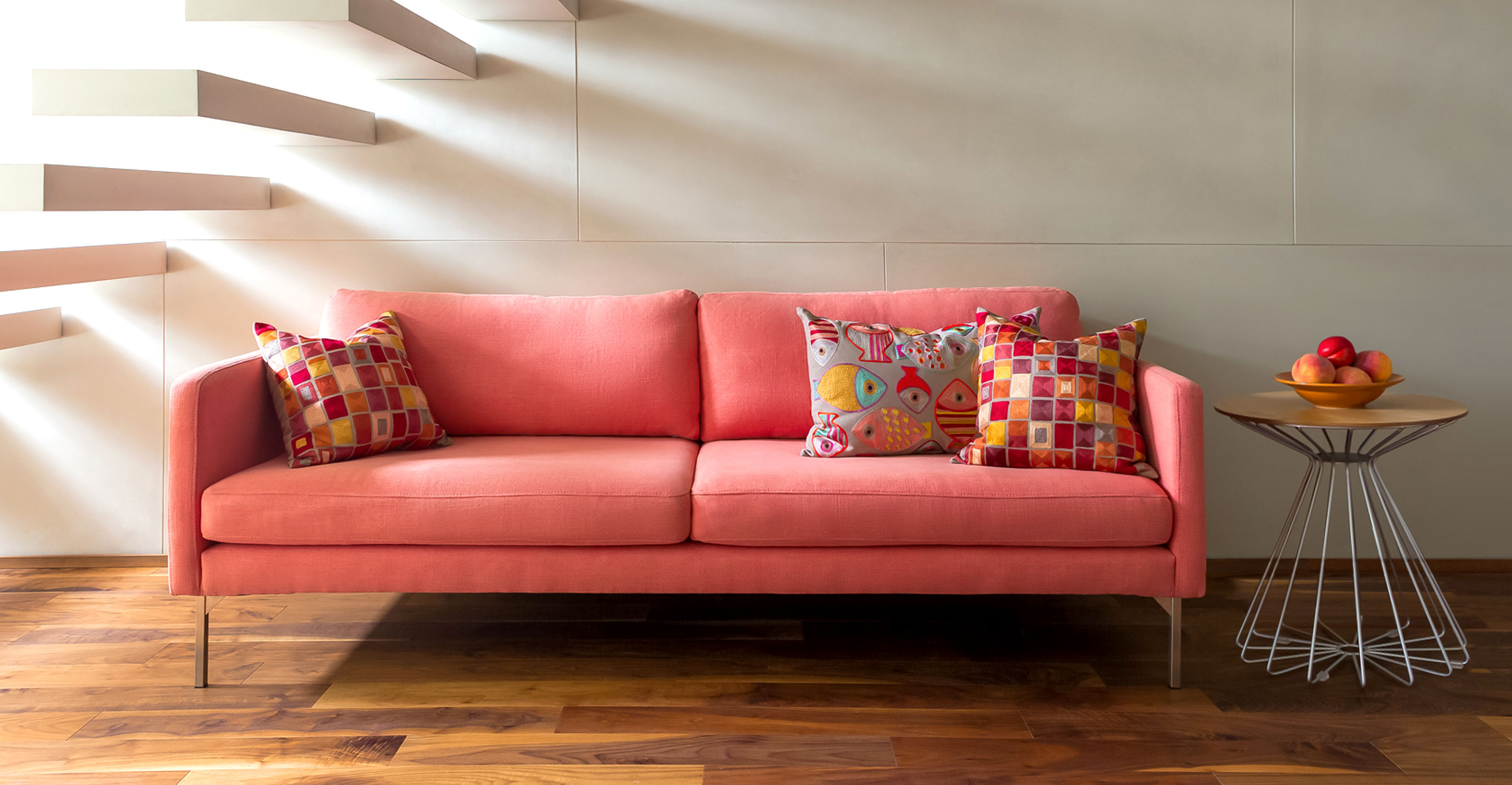 Echo Coral Red Sofa - Sofas - Article | Modern, Mid-Century and 