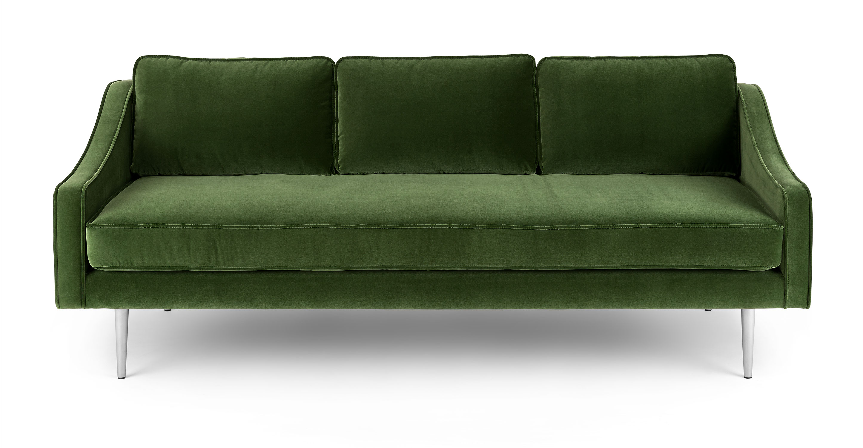 Mirage Grass Green Sofa Sofas Article Modern, MidCentury and